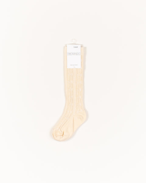 Vanilla Cream Knee High Socks