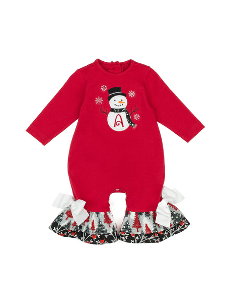 Catching Flakes Girls Romper