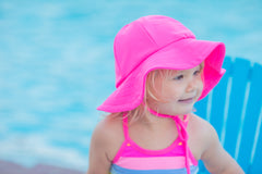 Neon Splash Pink Sun Hat