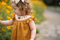 A - Golden Leaves Dress