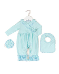 Sweet Necessities Blue Romper Set