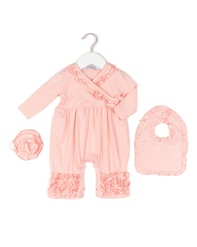 Sweet Necessities Pink Romper Set