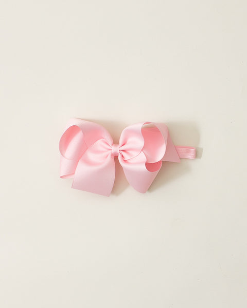 Light Pink Classic Bow Headband