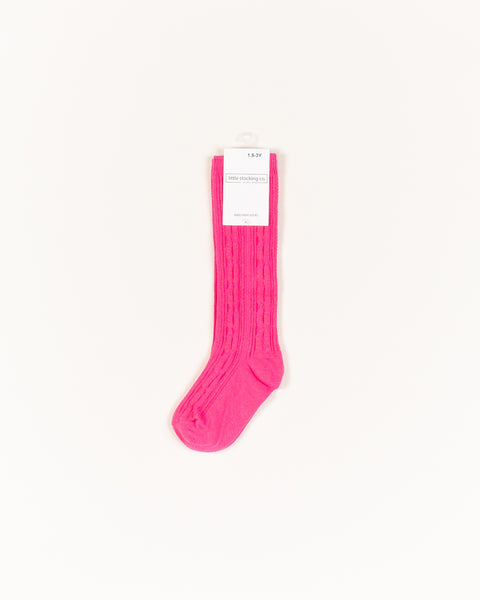 Hot Pink Knee High Socks