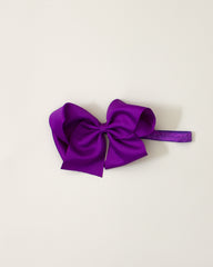 Purple JUMBO Classic Bow Headband