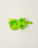 Lime Classic Bow Headband