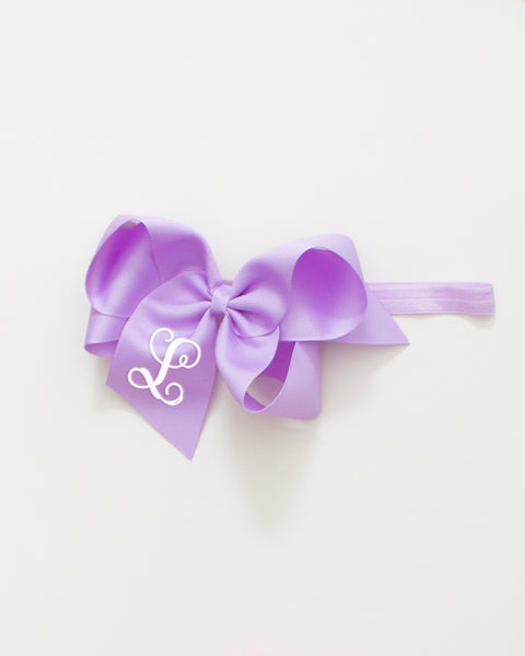 Lavender Classic Bow Headband