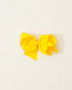 Yellow Classic Bow on ALLIGATOR CLIP