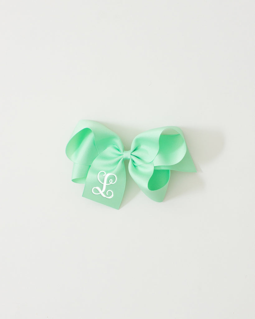Mint Classic Bow on ALLIGATOR CLIP
