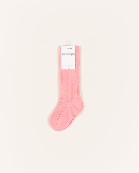 Bubblegum Pink Knee High Socks