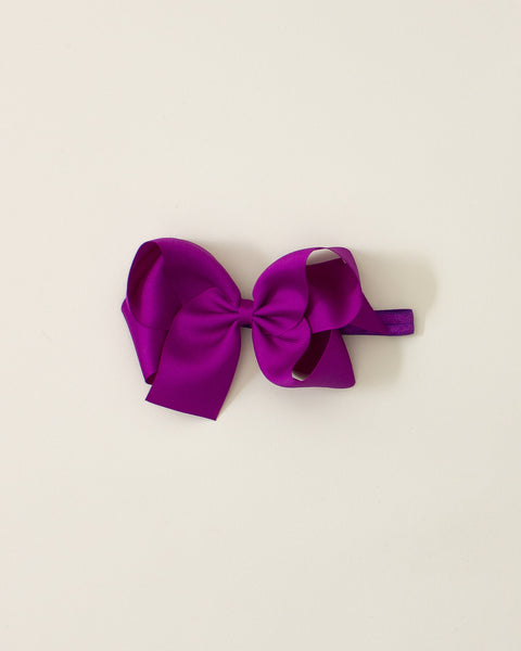 Royal Orchid Classic Bow Headband