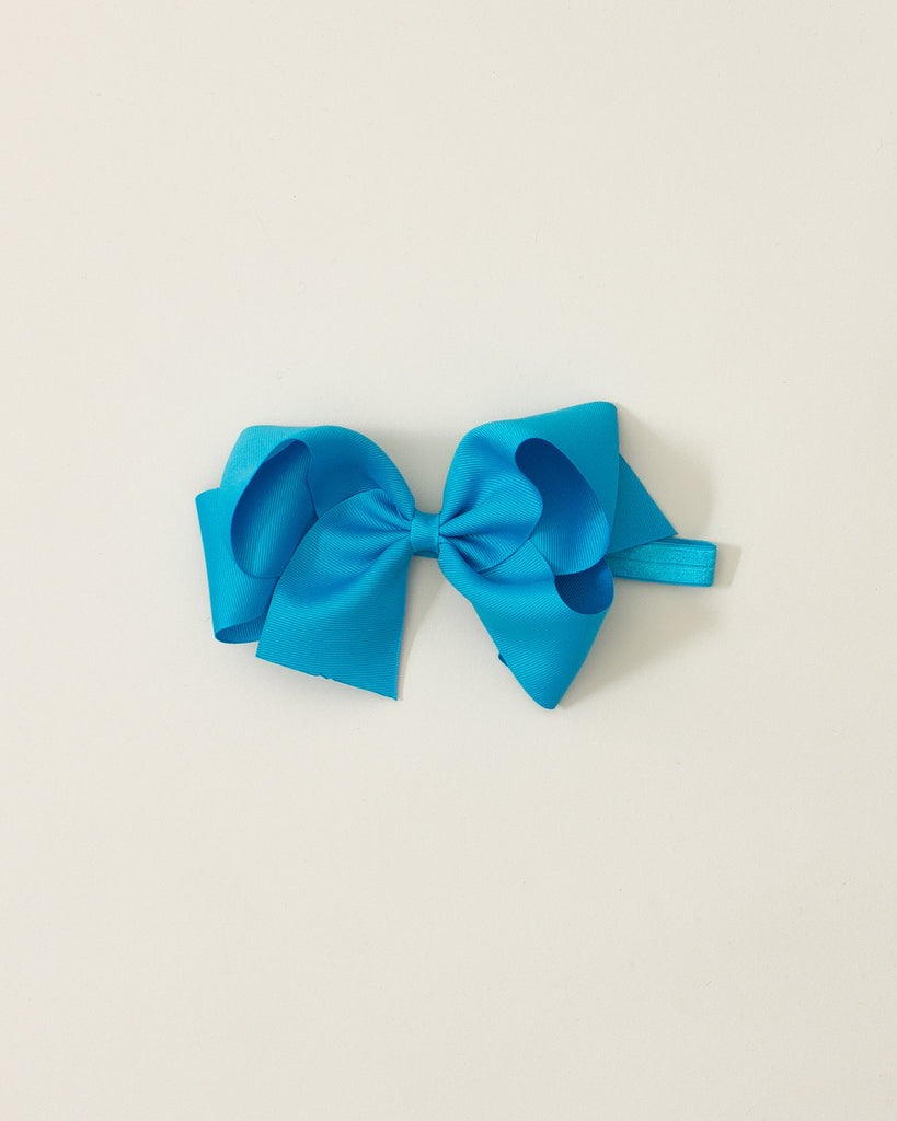 Turquoise Classic Bow Headband